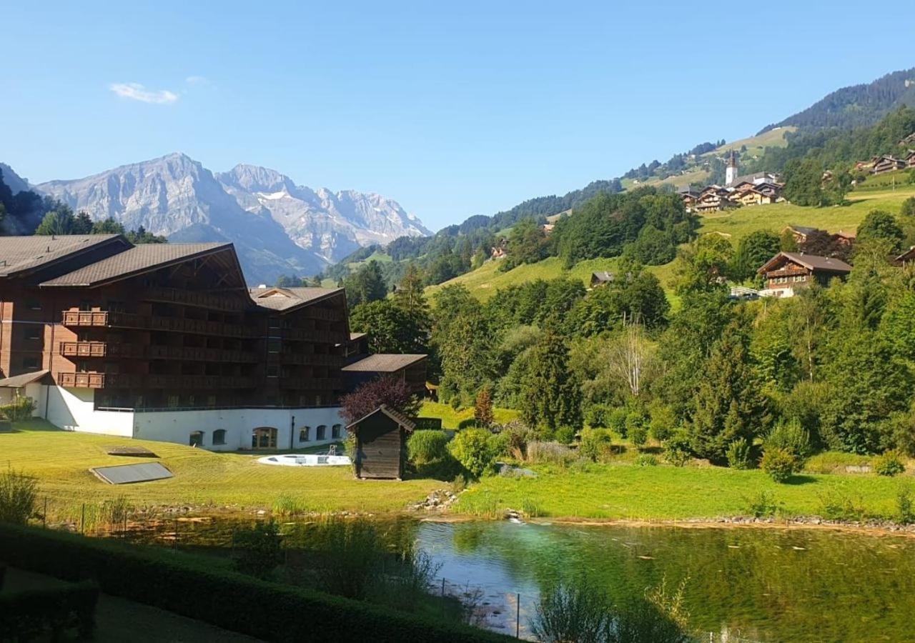 Studio - La Vieze Thermes Park Apartamento Val dʼIlliez Exterior foto