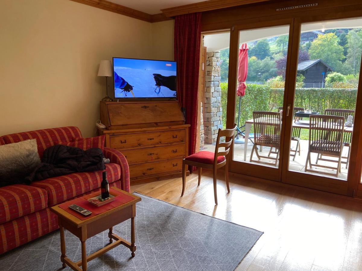 Studio - La Vieze Thermes Park Apartamento Val dʼIlliez Exterior foto